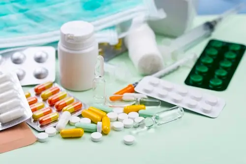high-angle-medical-desk-composition.webp